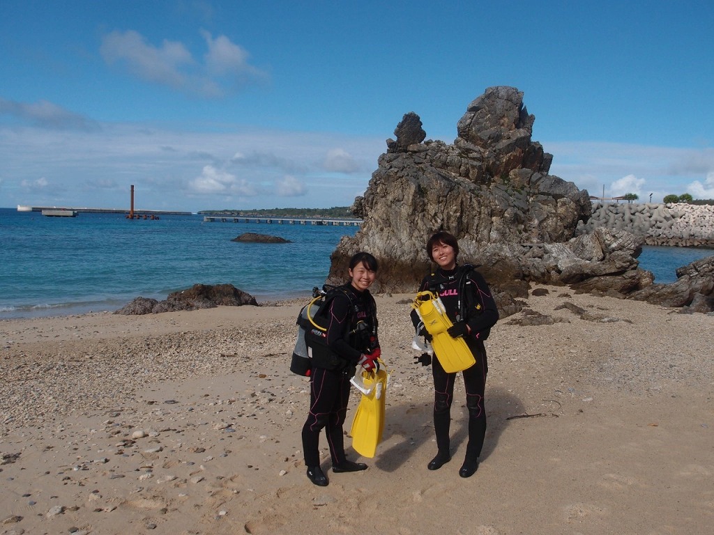 【Motobu area , OKINAWA】FUN Beach Diving (2Dives) 